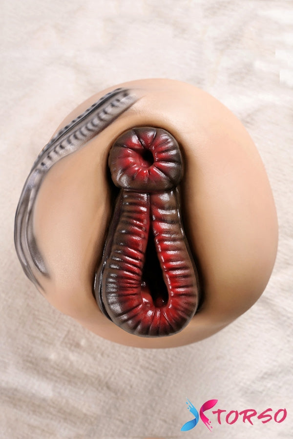 silicone head with anal